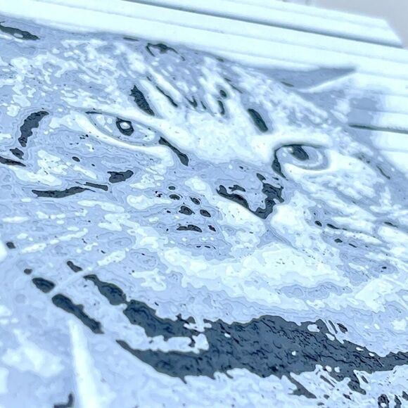 Wall Art, Funny Cat Mugshot, "I Hate People", Sassy Cat, Cat Attitude - Picture 5 of 10